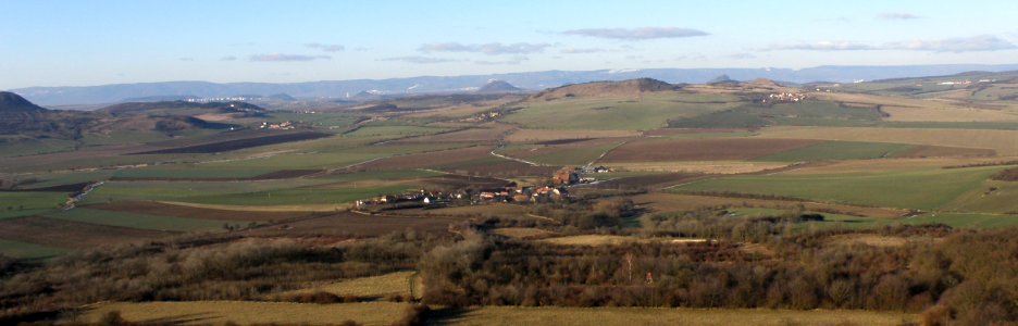 Charvatce (Libčeves) - panorama České středohoří