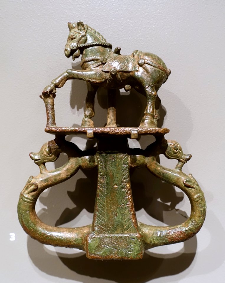 Chariot attachment, Roman, 2nd-4th century AD, bronze - Wadsworth Atheneum - Hartford, CT - DSC05141