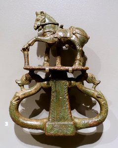 Chariot attachment, Roman, 2nd-4th century AD, bronze - Wadsworth Atheneum - Hartford, CT - DSC05141