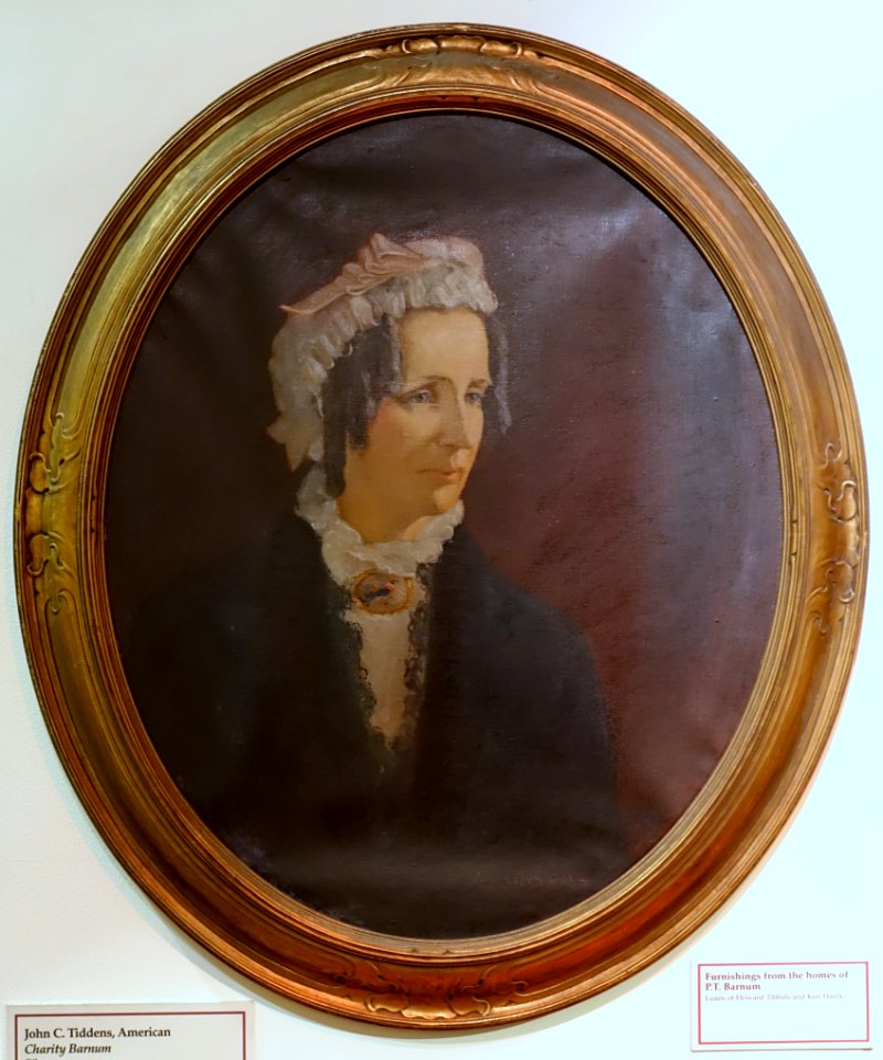 Charity Barnum by John C. Tiddens, oil on canvas - Circus Museum - John and Mable Ringling Museum of Art - Sarasota, FL - DSC00188