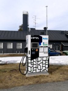 Charging station Vihreä Pysäkki Pello 20190421