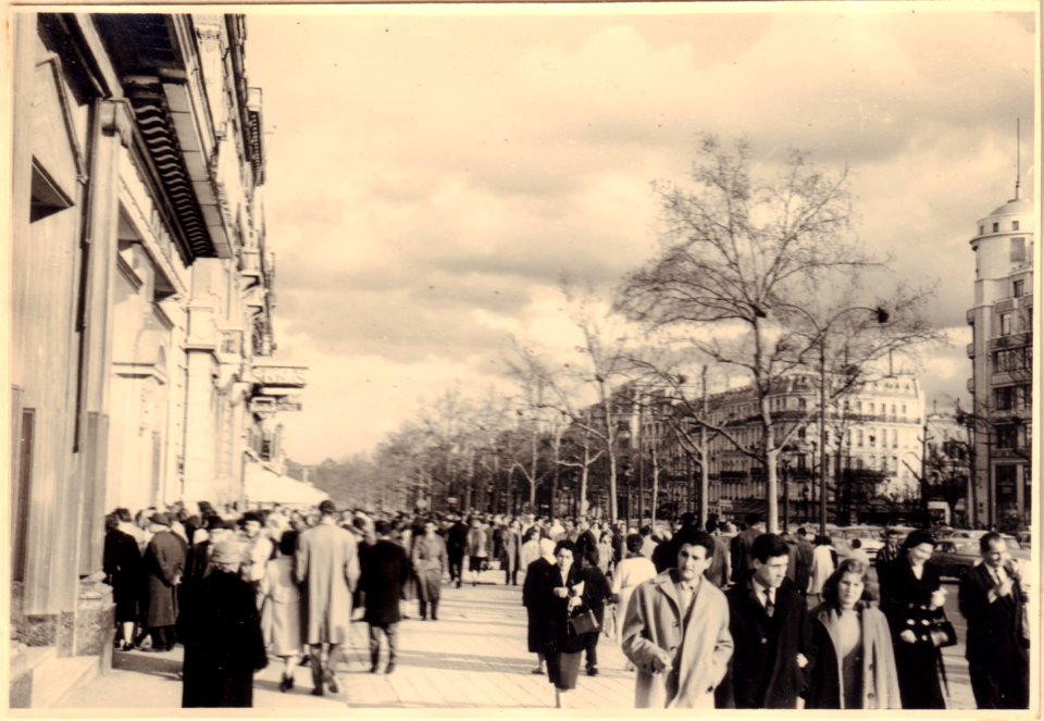 Champs Elisee, Parijs 1959