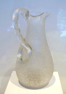 Champagne pitcher, Boston and Sandwich Glass Company, Sandwich, Massachusetts, c. 1870-1888, glass - Dallas Museum of Art - DSC04827