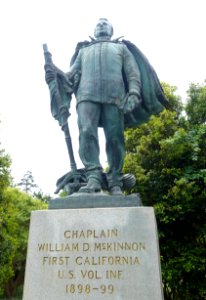 Chaplain William D. McKinnon by John MacQuarrie - Golden Gate Park, San Francisco, CA - DSC05383