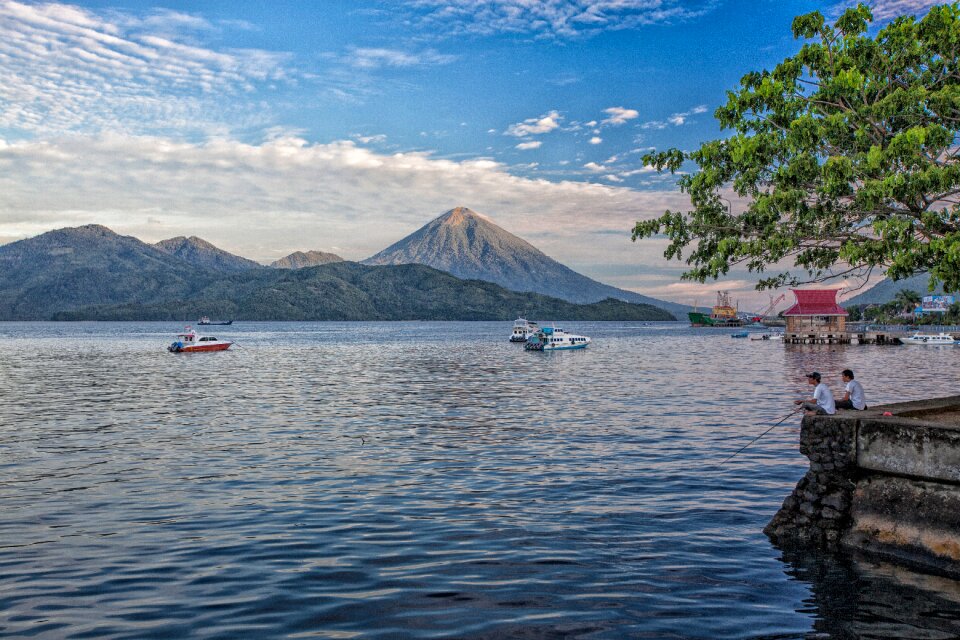 Tea restaurants on the island halmahera indonesia
