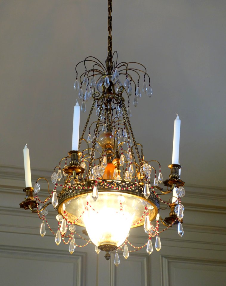 Chandelier - Great House - Castle Hill on the Crane Estate - Ipswich, Massachusetts - DSC06164