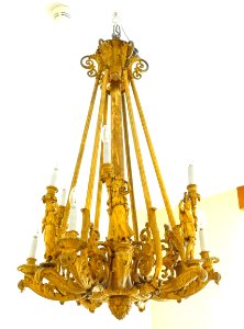 Chandelier, unidentified - Museo Nacional de Artes Decorativas - Madrid, Spain - DSC08475