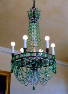 Chandelier - Breakfast room - Cà d'Zan - John and Mable Ringling Museum of Art - Sarasota, FL - DSC00289