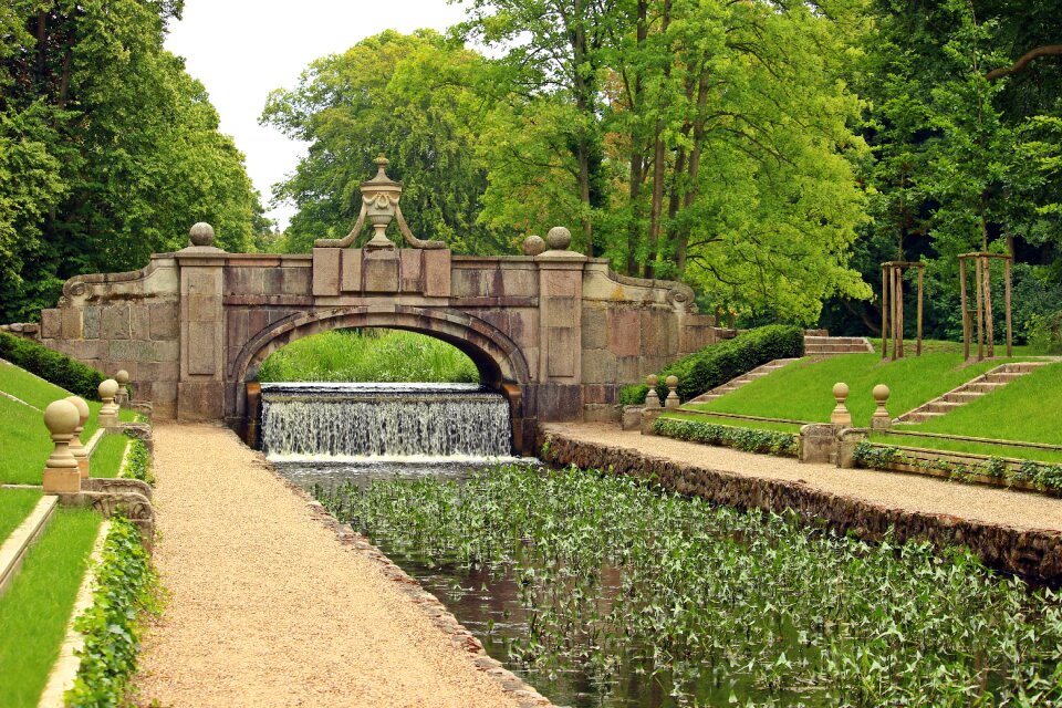 Schlossgarten park waterfall