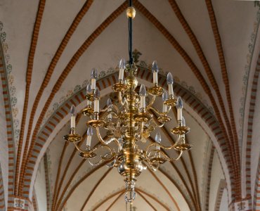 Chandelier Sankt Hans kirke Odense Denmark