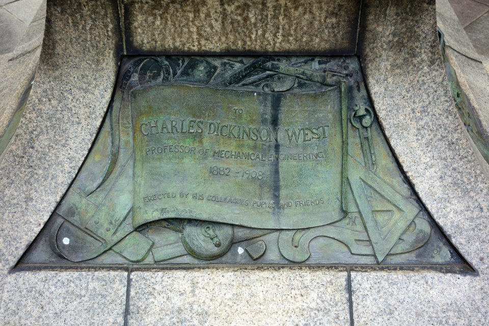 Charles Dickinson West memorial - Hongo Campus, the University of Tokyo - DSC04894