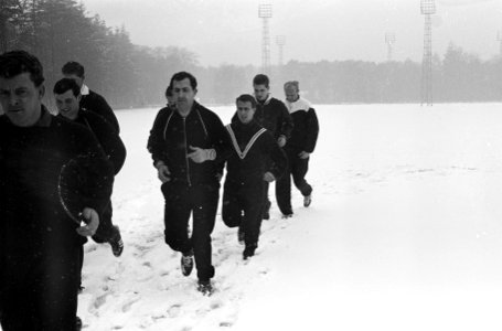 Centrale training Nederlands elftal te Zeist Graafland, Bouwmeester, Villerius , Bestanddeelnr 914-8135