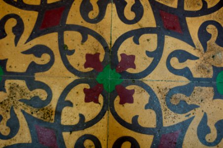 Ceramic floor in Maracaibo Colonial House
