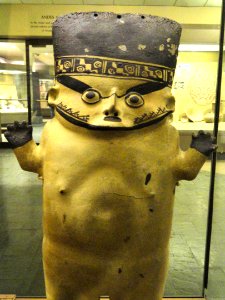 Ceramic figurine, AD 1000-1470 - Chancay pottery in the American Museum of Natural History - DSC06072