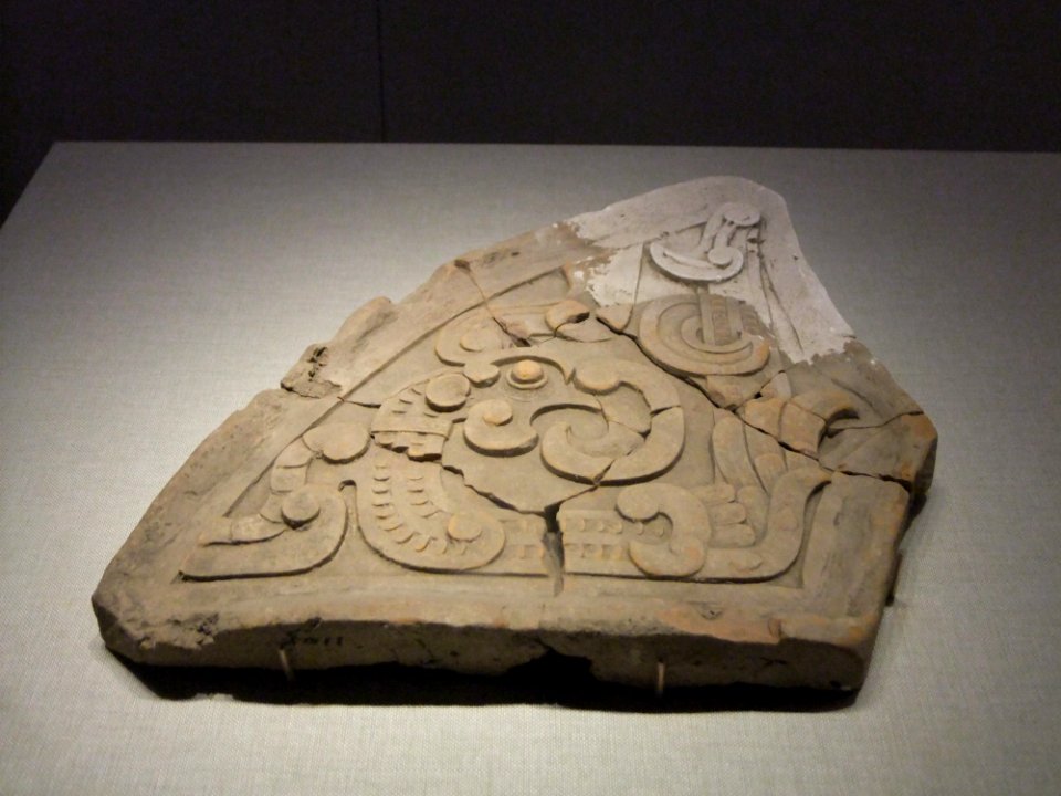 Ceramic mold of phoenix pattern, Spring and Autumn period, Shanxi Museum
