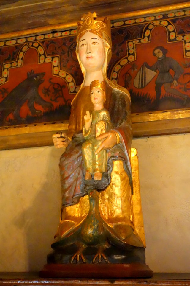 Ceramic in Hearst bedroom - Hearst Castle - DSC06851
