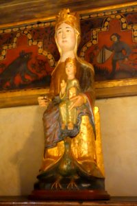 Ceramic in Hearst bedroom - Hearst Castle - DSC06851