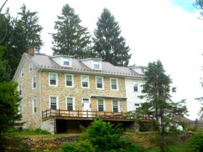 Centre Mills house rear Centre Co PA