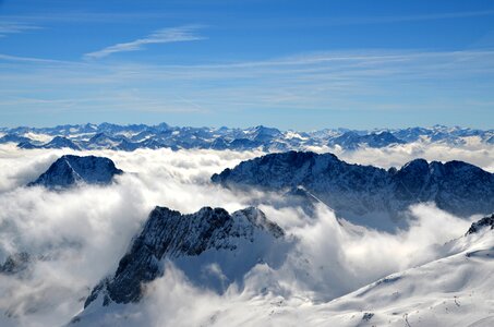 Sky alpine landscape photo