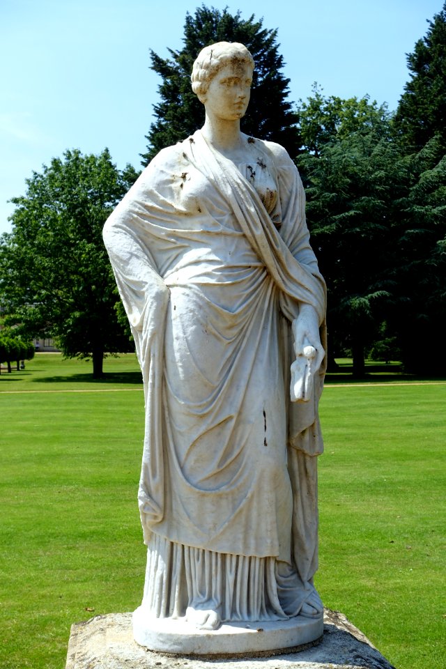 Ceres, copy of antique Italian original, early to mid 1700s, marble - Wrest Park - Bedfordshire, England - DSC08292