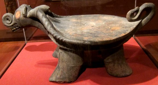 Ceremonial seat, Borneo, Kalimantan, Dayak, Honolulu Museum of Art