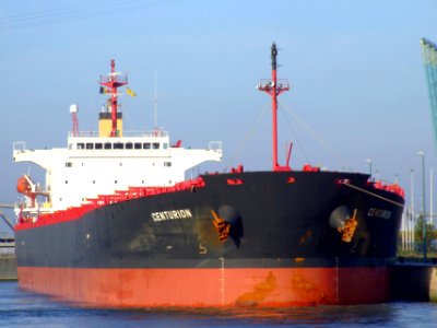 Centurion IMO 9304174 at the Berendrecht lock, Antwerp, Belgium at Port of Antwerp, Belgium 08-Nov-2008