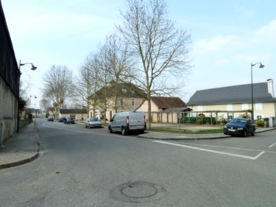 Centre du village avec la mairie d'Arbus