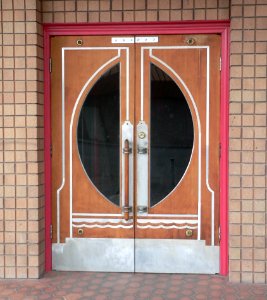 Central Theater (Ely) SE doors 2