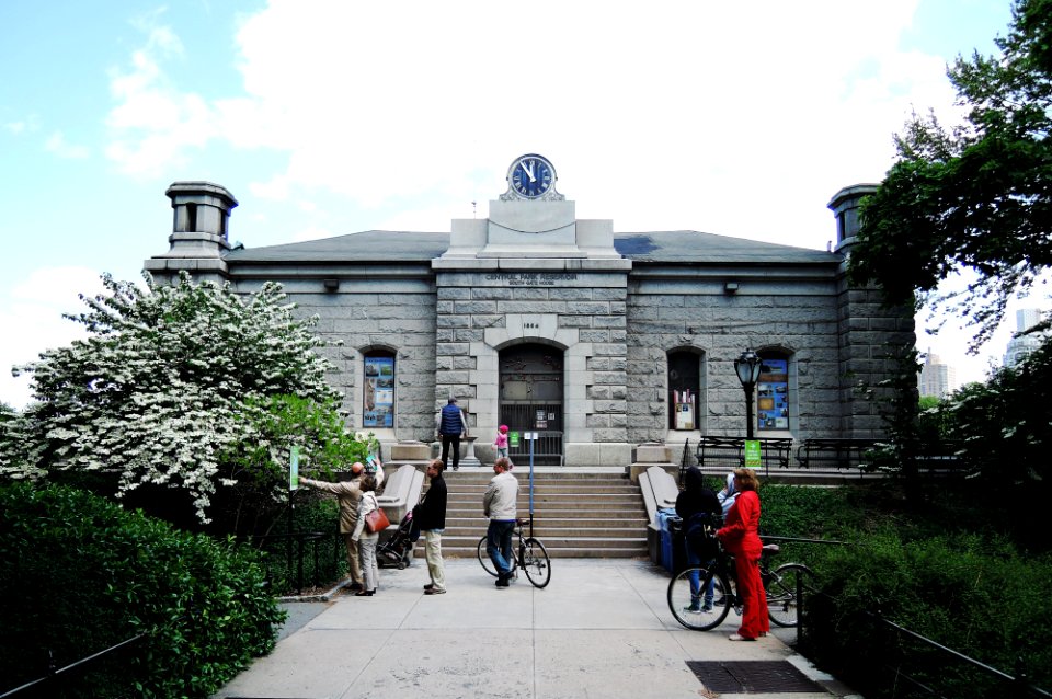 Central Park Reservoir South Gatehouse spring jeh