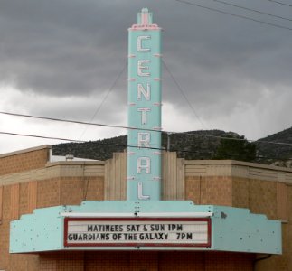 Central Theater (Ely) sign 1