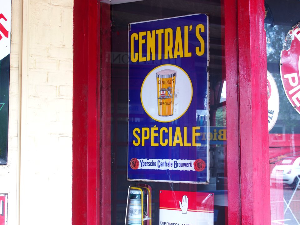 Centrals Speciale, emaille reclamebord, Bier Reclamemuseum