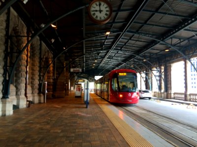Central light rail station