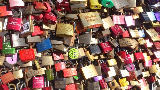 Love locks hohenzollernbrücke cologne bridge locks