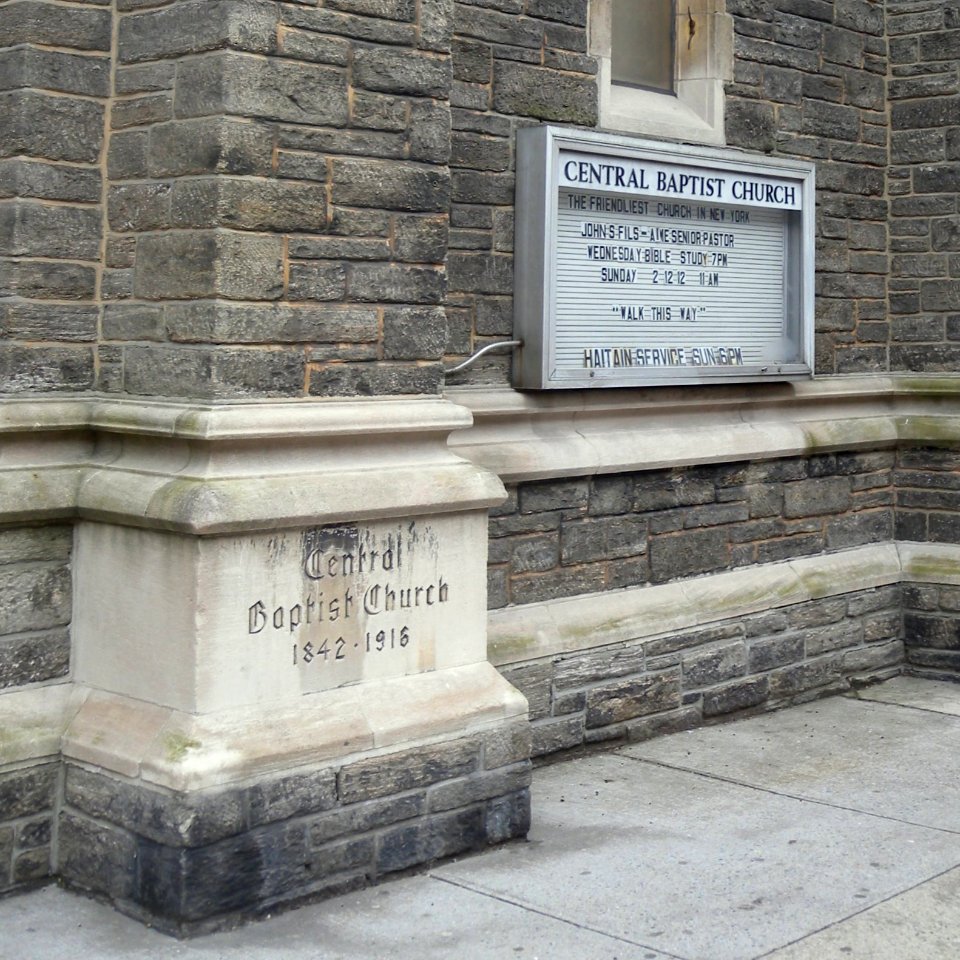 Central Baptist Ch Amst Av cornerstone jeh
