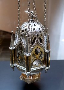 Censer, probably South Germany, c. 1500, silver - Museum Schnütgen - Cologne, Germany - DSC00116 photo