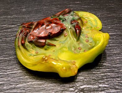 Cendrier au crabe Daum MBAN 24032013
