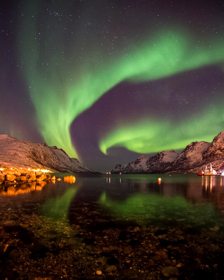 Scenic water reflection