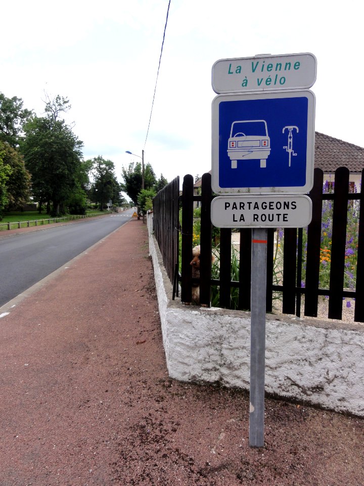 Cenon-sur-Vienne, la Vienne en vélo