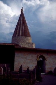 Cemetery in the Yezidi town of Baadre near Sheikhan in Duhok Governorate 06