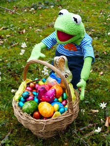 Osterkorb easter nest to find
