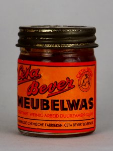 Ceta Bever meubel was, glazen potje, foto2