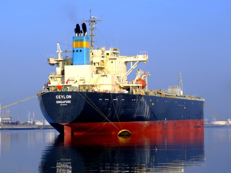 Ceylon IMO 9242156 p2 docked at the Caland canal, Port of Rotterdam, Holland 03-May-2008
