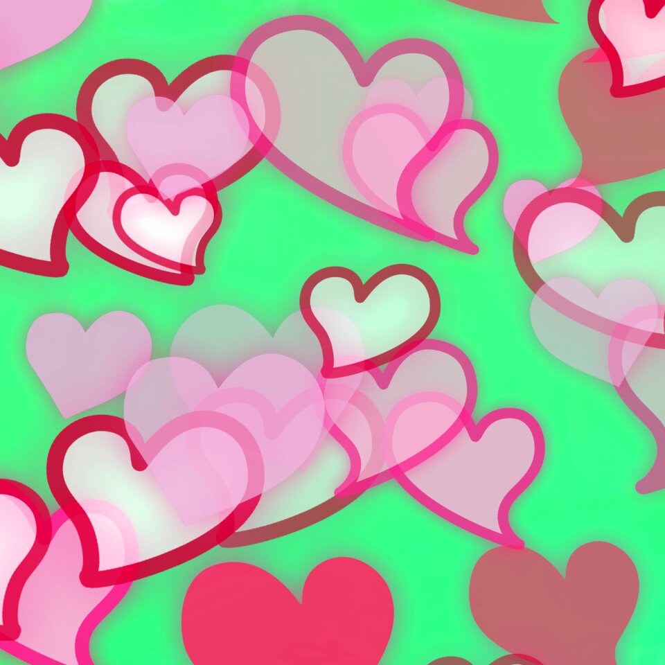 Valentine romantic pattern