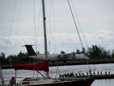 C-GLQN departing Island Airport