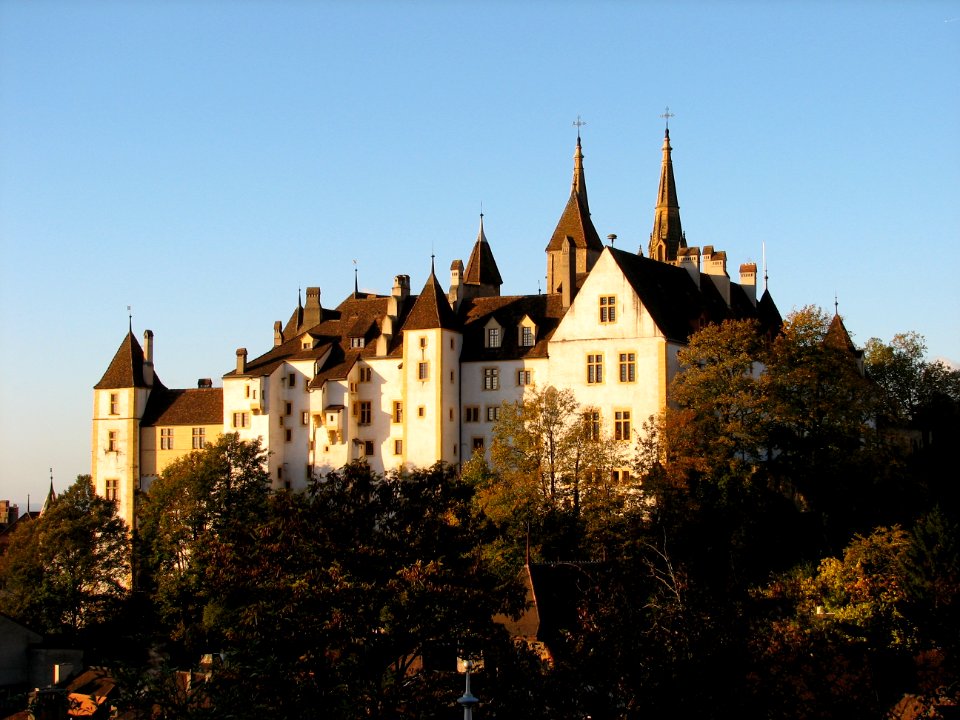 Château de Neuchâtel en automne