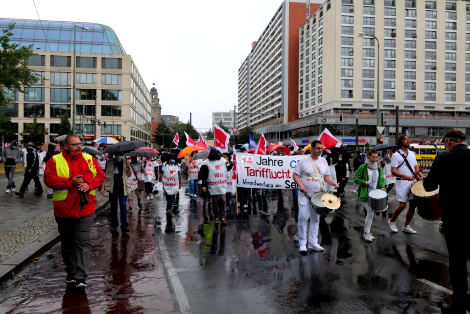 CFM strike demonstration Berlin 2020-08-26 19