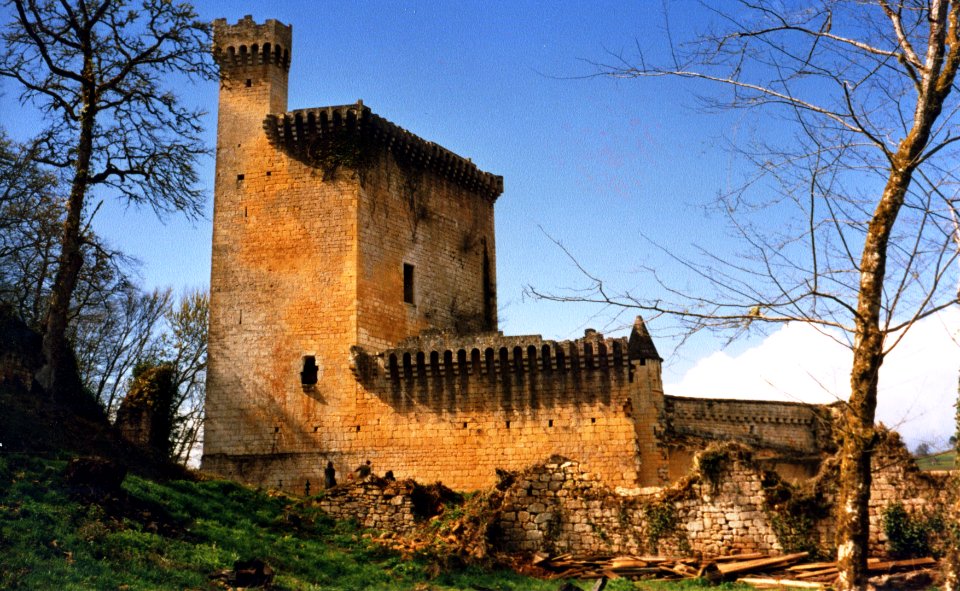 Château de Commarque en 1985