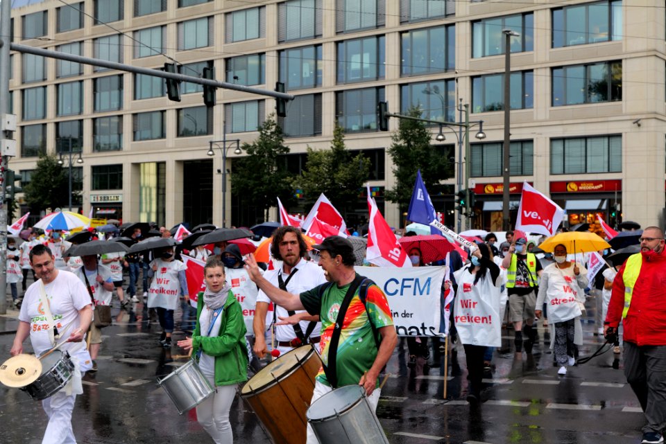 CFM strike demonstration Berlin 2020-08-26 12