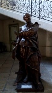 Château d'Aubenas - statue Olivier de Serres par Charles Bailly