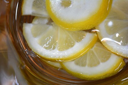 Refreshment yellow citrus fruit photo